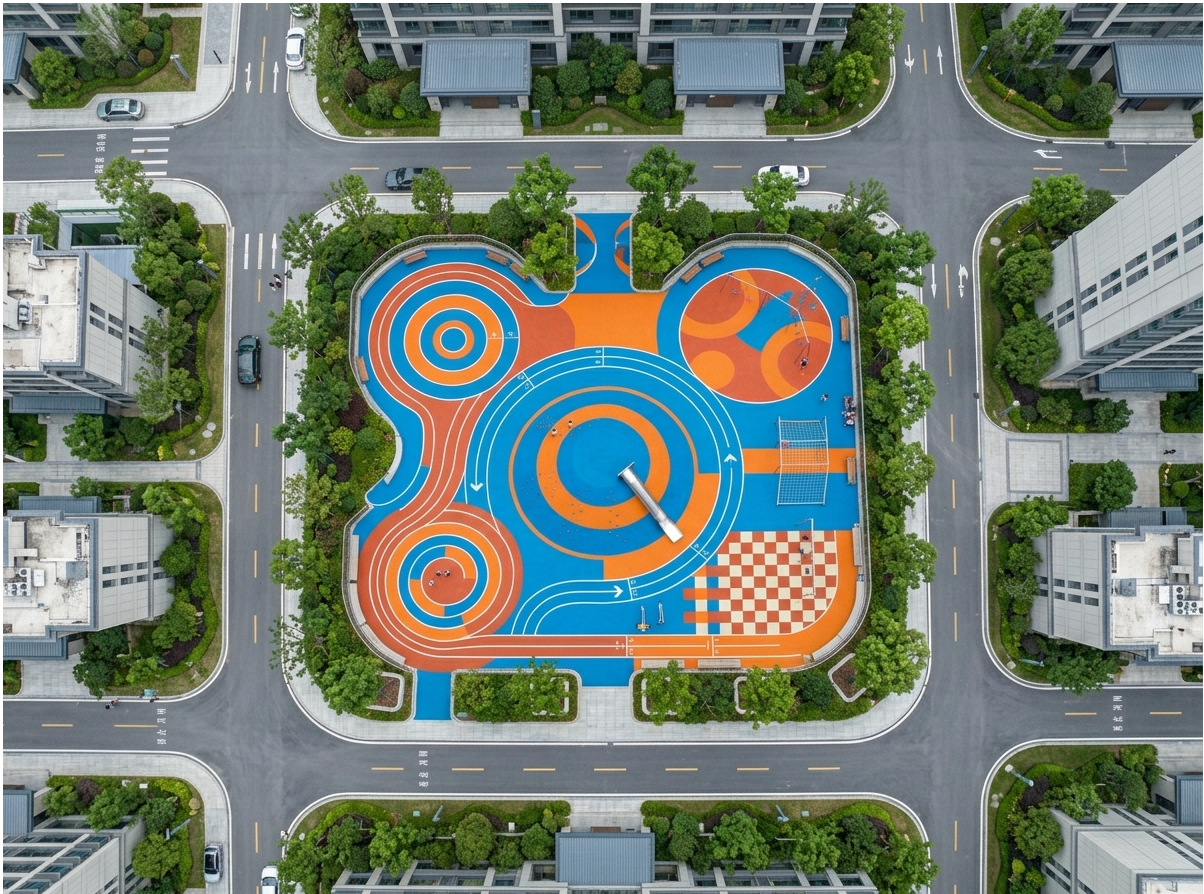 泰安市混合型塑胶跑道EPDM塑胶跑道 - 厂家